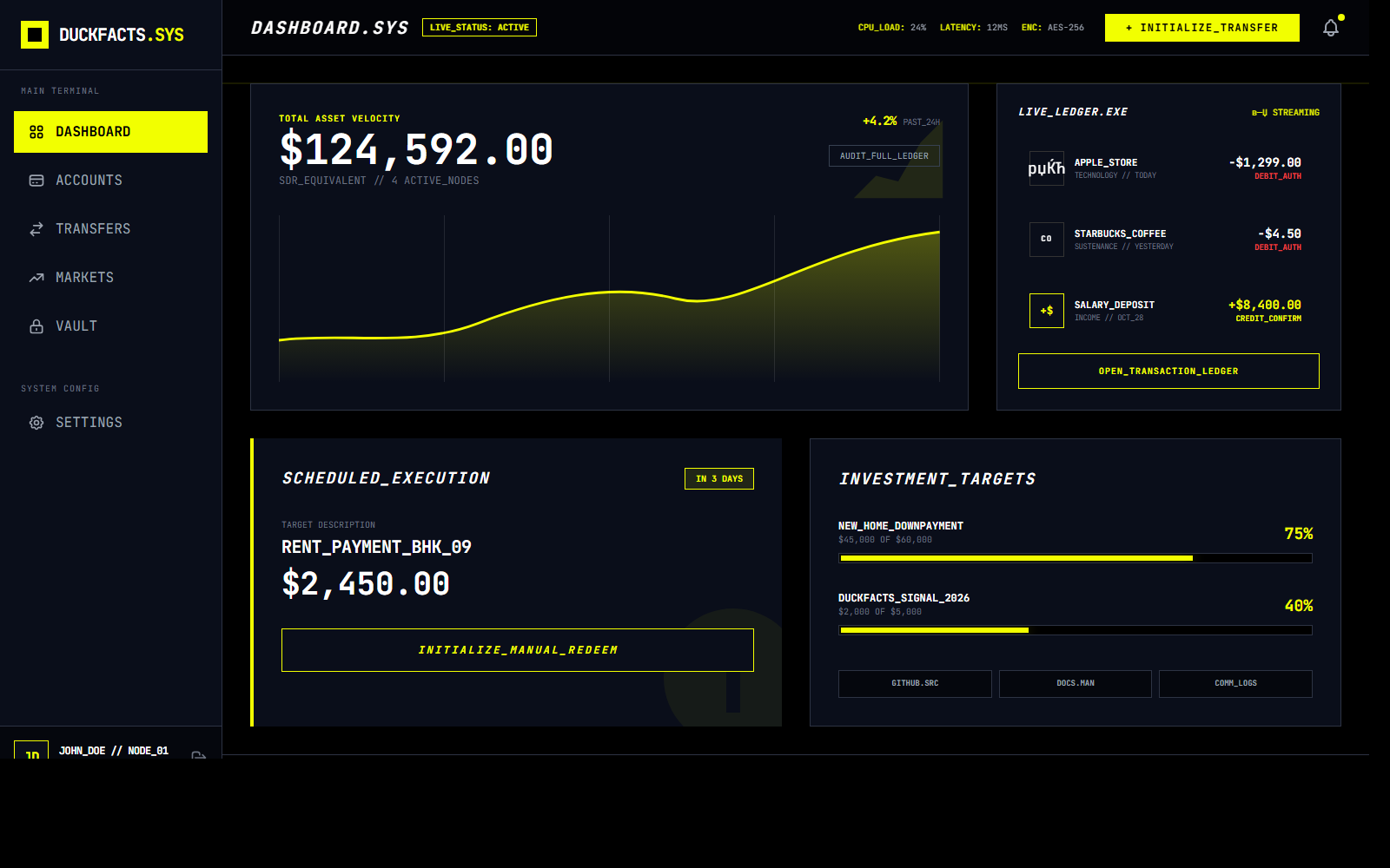 Nexus Grid website concept