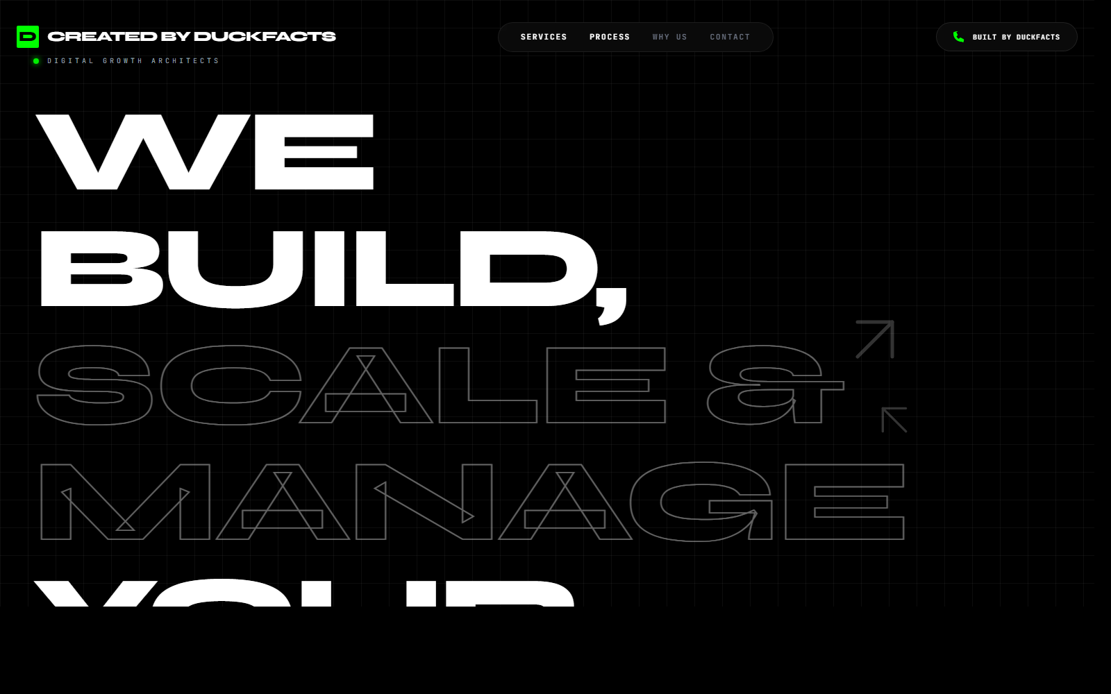 Growth Studio website concept