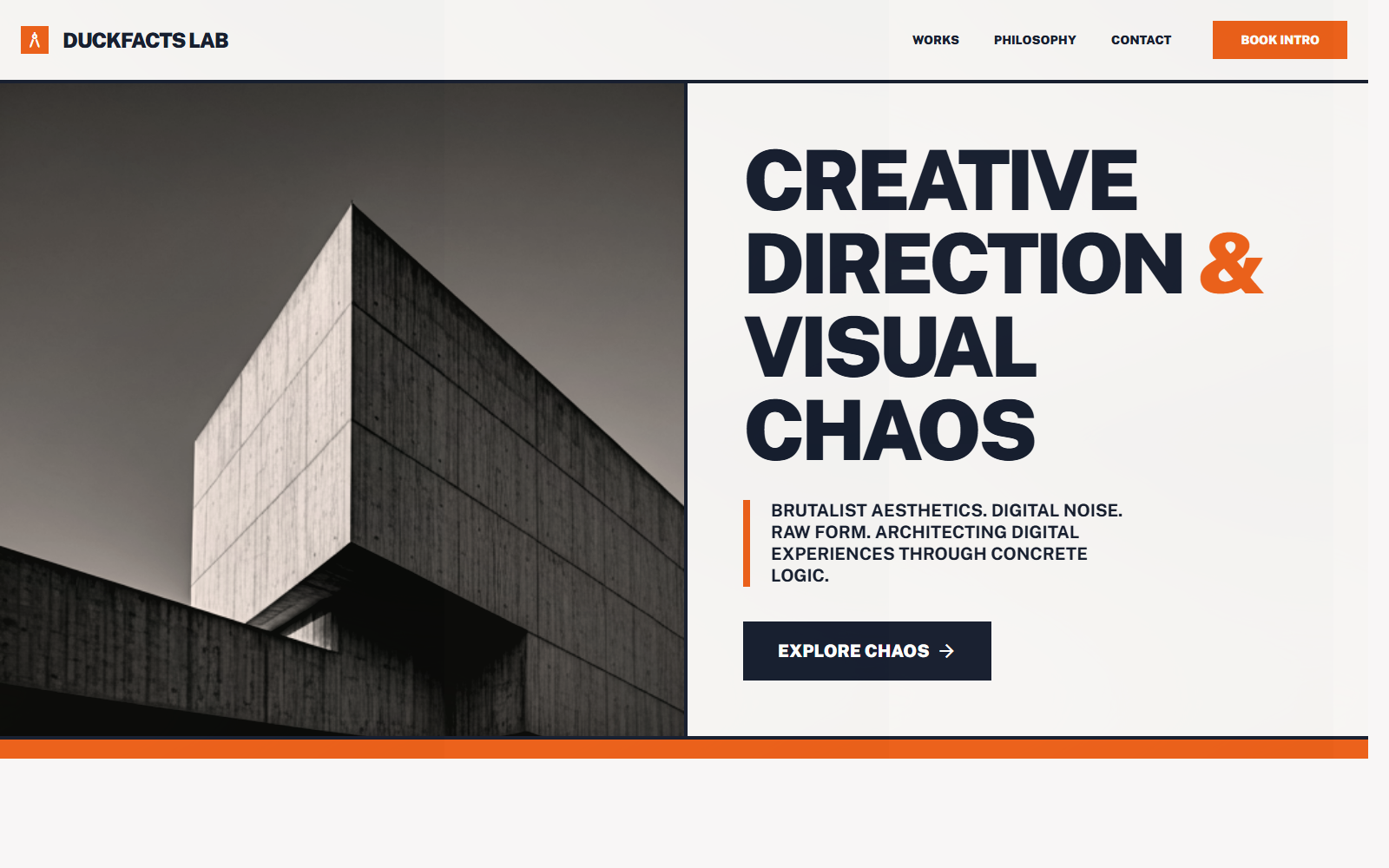 Brutal Signal website concept